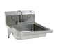 Eagle Group HSAP-14-FW Wall Mount Commercial Hand Sink w/ 14"L x 16"W x 5"D Bowl, Gooseneck Faucet-cityfoodequipment.com