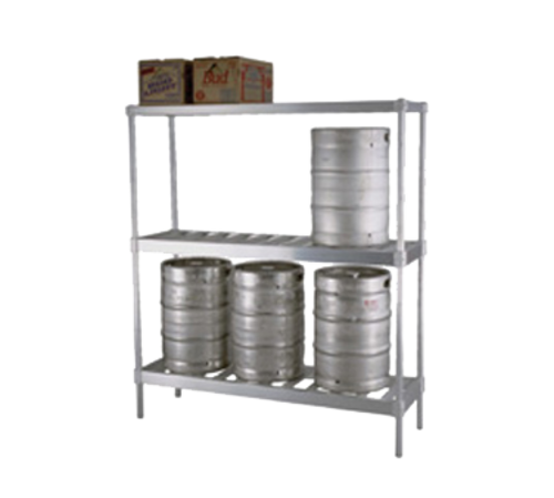 Eagle Group KR1842A (3) Level Keg Rack w/ (4) Keg Capacity, 42" x 18" x 76"-cityfoodequipment.com