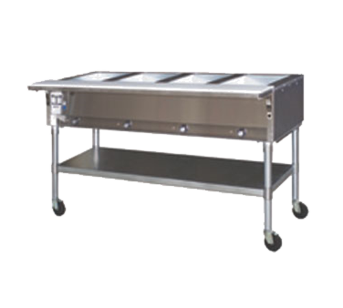 Eagle Group PDHT3-120 50 1/2" Hot Food Table w/ (3) Wells & Cutting Board, 120v-cityfoodequipment.com