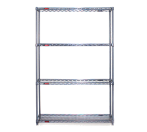 Eagle Group S4-63-1848V 48" NSF 4-Tier Epoxy Coated Wire Shelf Kit - 18"W, 63"H-cityfoodequipment.com