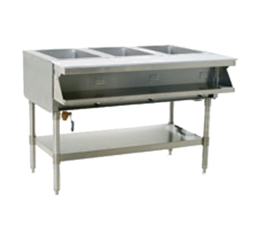 Eagle Group SHT3-120 48" Hot Food Table w/ (3) Wells & Cutting Board, 120v-cityfoodequipment.com