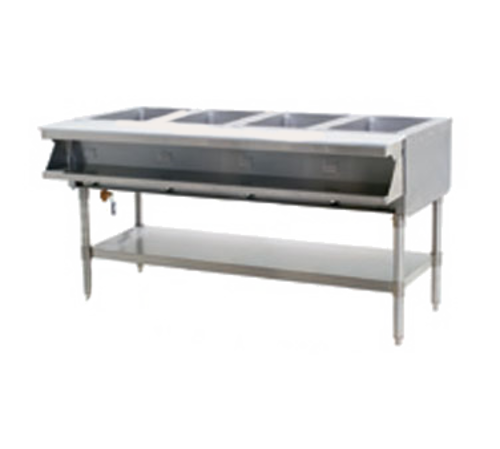 Eagle Group SHT4-208 63 1/2" Hot Food Table w/ (4) Wells & Cutting Board, 208v/1ph-cityfoodequipment.com