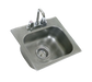 Eagle Group SR14-10-5-1 (1) Compartment Drop-in Sink - 14" x 10", Drain Included-cityfoodequipment.com