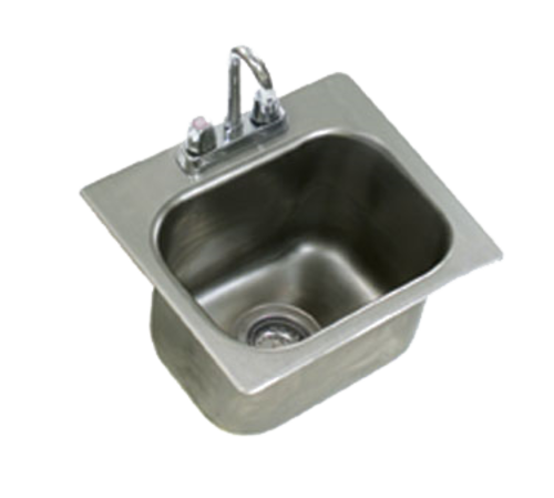 Eagle Group SR14-10-9.5-1 (1) Compartment Drop-in Sink - 14" x 10", Drain Included-cityfoodequipment.com
