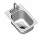 Eagle Group SR16-14-9.5-1 (1) Compartment Drop-in Sink - 16" x 14", Drain Included-cityfoodequipment.com