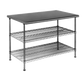 Eagle Group T2448EBW 48" 16 ga Work Table w/ Undershelves & 304 Series Stainless Flat Top-cityfoodequipment.com