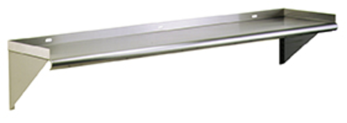Eagle Group WS1024TL-X 10x24" 16/430 Stainless Wall Mount Tab Lock Shelf-cityfoodequipment.com