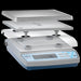Edlund BRVS-10 10 lb Square Digital Scale w/ Removable Platform - 6" x 6 3/4", Stainless-cityfoodequipment.com