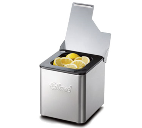 Edlund CSB-016 (1) Compartment Bar Garnish Tray - Notched Lid-cityfoodequipment.com