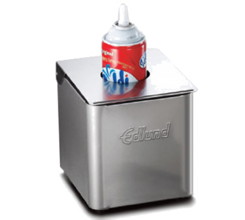 Edlund CSR-016B (1) Compartment Bar Garnish Tray - Notched Lid-cityfoodequipment.com