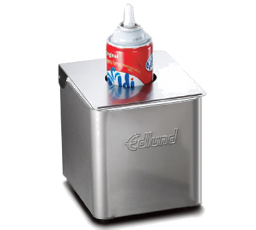 Edlund CSR-016W (1) Compartment Bar Garnish Tray - Notched Lid-cityfoodequipment.com