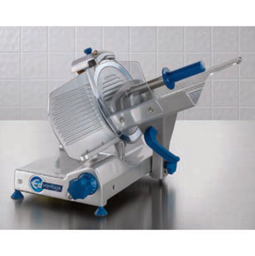 Edlund EDV-10C Manual Meat & Cheese Slicer w/ 10" Blade, Belt Driven, Aluminum/Stainless Steel, 1/3 hp-cityfoodequipment.com