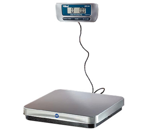 Edlund EPZ-20F 20 lb Digital Pizza Scale w/ Base Mounted Front Tar Button, Stainless-cityfoodequipment.com