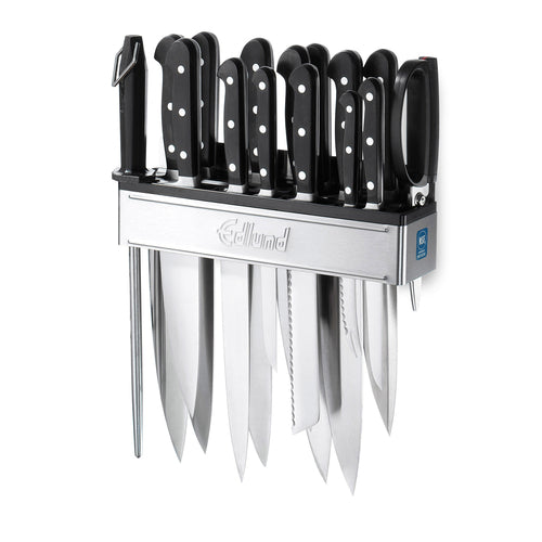 Edlund KR-698 Knife Rack w/ High Temp Insert: 5 French, 1 Cleaver, 4 Small, 1 Steel-cityfoodequipment.com