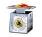 Edlund SR-10 Dial Type Portion Scale w/ Vertical Face, Rotating, Stainless-cityfoodequipment.com