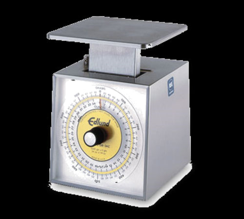 Edlund SR-11000C Rotating Dial Vertical Face Stainless Steel Scale, 25 lbs x 4 oz-cityfoodequipment.com