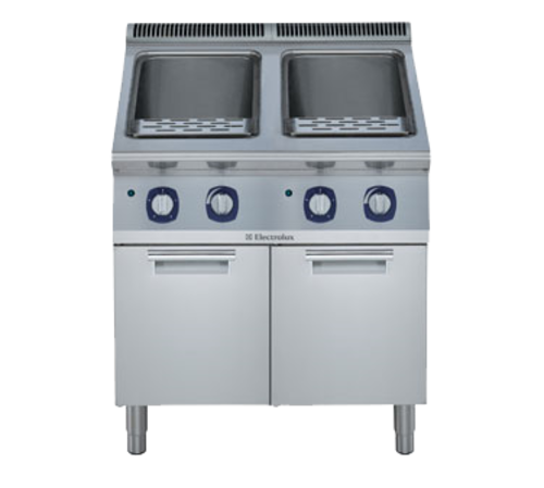 Electrolux Professional 391202 Pasta Cooker, (2) 10 1/2 gal Tank & Automatic Starch Removal, 66 lb/hr Capacity-cityfoodequipment.com