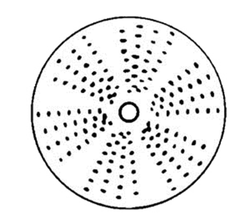 Electrolux Professional 650154 11/32" Grating Disc for Vegetable Slicer-cityfoodequipment.com
