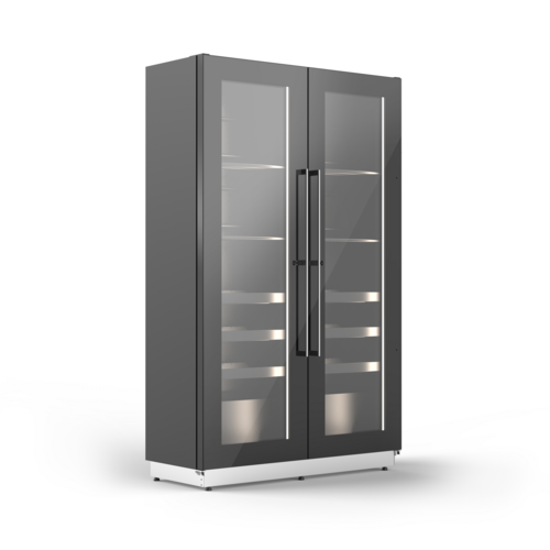 Enofrigo 48" Two Section Wine Cooler w/ (2) Zones - 132 Bottle Capacity, 115v (A1MBRMVPUN)-cityfoodequipment.com