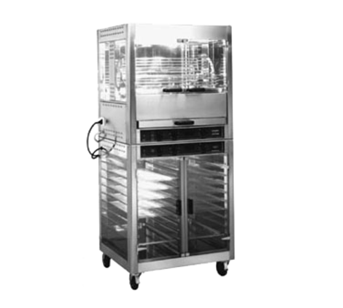 Equipex RE-2 Floor Display Warmer w/ 20 40 Bird Capacity, Tempered Glass, 208 240v/1ph-cityfoodequipment.com