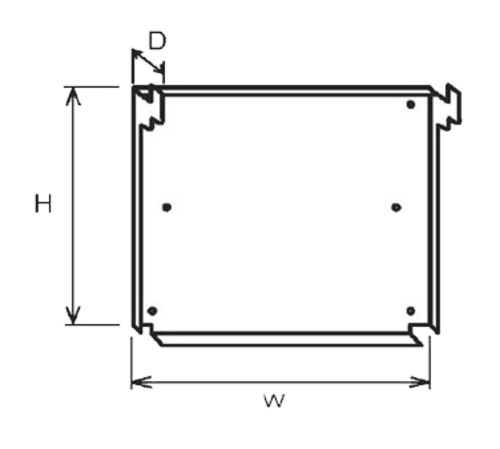Equipex SM-2 Wall Mounting Kit for SEM-80 1 & SEM-80 3-cityfoodequipment.com