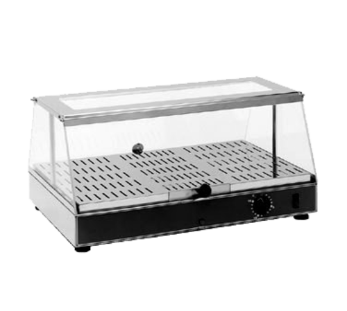 Equipex WD-100 24" Self Service Countertop Heated Display Case - (1) Shelf, 120v-cityfoodequipment.com