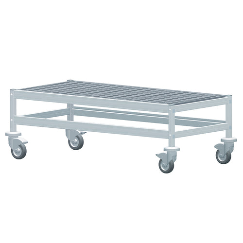 Fermod 1R47B12M 47" Fermostock® Mobile Dunnage Rack w/ 800 lb Capacity, Aluminum-cityfoodequipment.com