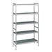 Fermod 5R59B83 59" NSF 5-Tier Polymer Shelf Kit - Fermostock®, 18"W, 83"H-cityfoodequipment.com