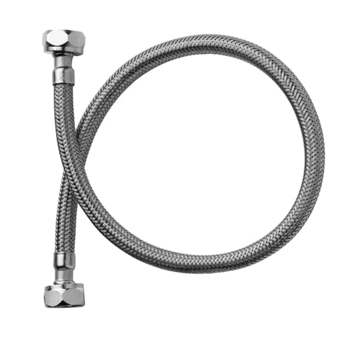 Fisher 10022 36" Supply Line w/ 1/2" Female/Female Threads, Stainless Steel-cityfoodequipment.com