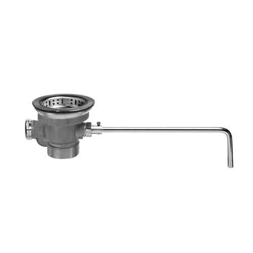 Fisher 22411 Waste Valve w/ Locking Basket Strainer, Brass-cityfoodequipment.com