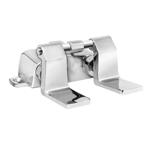 Fisher 3170 Floor Mount Double Pedal Control Valve, Polished Chrome-cityfoodequipment.com