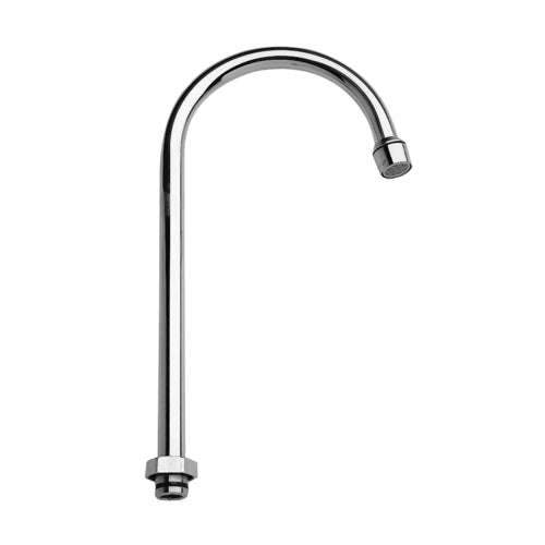 Fisher 3968 6" Swivel Gooseneck Spout Assembly, Brass-cityfoodequipment.com
