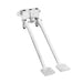 Fisher 48070 Wall Dual Foot Valve, Stainless Steel-cityfoodequipment.com