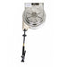 Fisher 75222 Ceiling Mount Covered Hose Reel w/ 30 ft Hose - Stainless Steel-cityfoodequipment.com