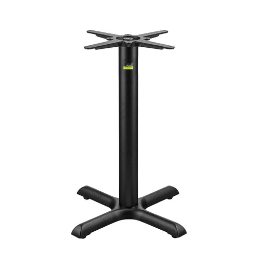 Flat Tech CT2007 28 7/20" Dining Height Table Base for 30" Table Tops, Cast Iron-cityfoodequipment.com