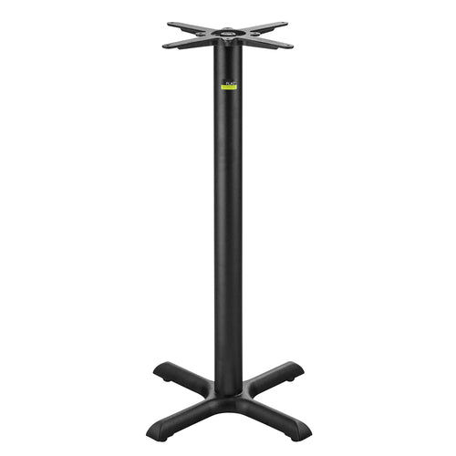 Flat Tech CT2017 40 3/4" Bar Height Table Base for 24" Square & 26" Round Table Tops, Cast Iron-cityfoodequipment.com
