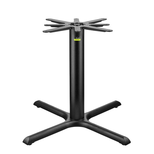 Flat Tech CT2021 28 7/20" Dining Height Table Base for 47" Square & 60" Round Table Tops, Cast Iron-cityfoodequipment.com