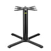 Flat Tech CT2021 28 7/20" Dining Height Table Base for 47" Square & 60" Round Table Tops, Cast Iron-cityfoodequipment.com