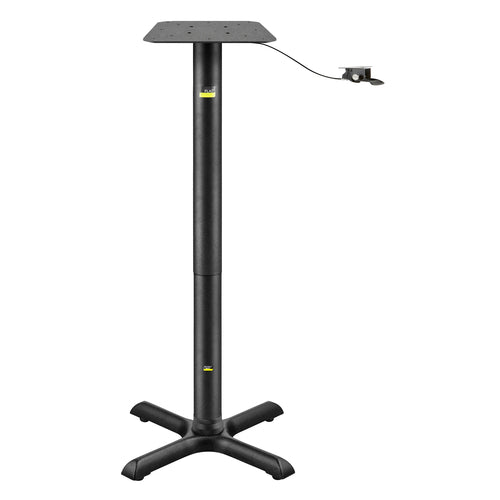 Flat Tech CT2064 Adjustable Height Table Base w/ 22" Cross Base - Cast Iron-cityfoodequipment.com