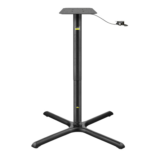 Flat Tech CT2066 Adjustable Height Table Base w/ 36" Cross Base - Cast Iron-cityfoodequipment.com