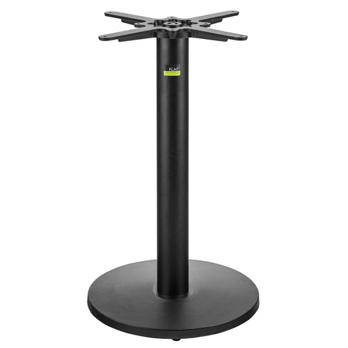 Flat Tech CT3006 28 7/20" Dining Height Table Base for 24" Square & 26" Round Table Tops, Cast Iron-cityfoodequipment.com
