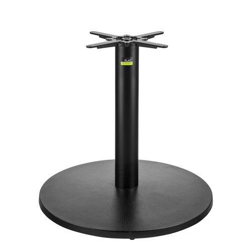 Flat Tech CT3013 28 7/20" Dining Height Table Base for 47" Square & 60" Round Table Tops, Cast Iron-cityfoodequipment.com