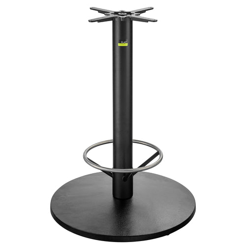Flat Tech CT3020 40 3/4" Bar Height Table Base w/ Foot Ring for 42" Square & 47" Round Table Tops, Cast Iron-cityfoodequipment.com