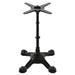 Flat Tech CT4200 28 7/20" Dining Height Table Base for 30" Table Tops, Cast Iron-cityfoodequipment.com