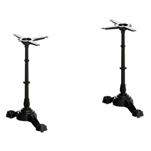 Flat Tech CT4205 (2) Piece Dining Height Table Base w/ 22 3/5" End Base - Cast Iron-cityfoodequipment.com