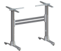 Flat Tech CT4310 Dining Height Table Base w/ 22" Double End Base - Polished Aluminum-cityfoodequipment.com