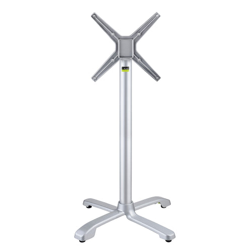 Flat Tech CT4335 Bar Height Table Base w/ 26" Cross Base, Aluminum-cityfoodequipment.com