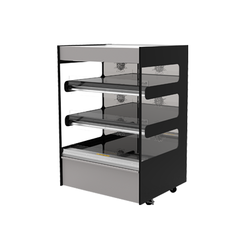 Flexeserve 38 3/10" Self Service Floor Model Heated Display Case - (3) Shelves, 208v (3T-1000)-cityfoodequipment.com