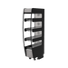 Flexeserve 14" Self Service Floor Model Heated Display Case - (4) Shelves, 208v (4T-400C)-cityfoodequipment.com
