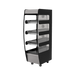 Flexeserve 21 2/5" Self Service Floor Model Heated Display Case - (4) Shelves, 208v (4T-600C)-cityfoodequipment.com